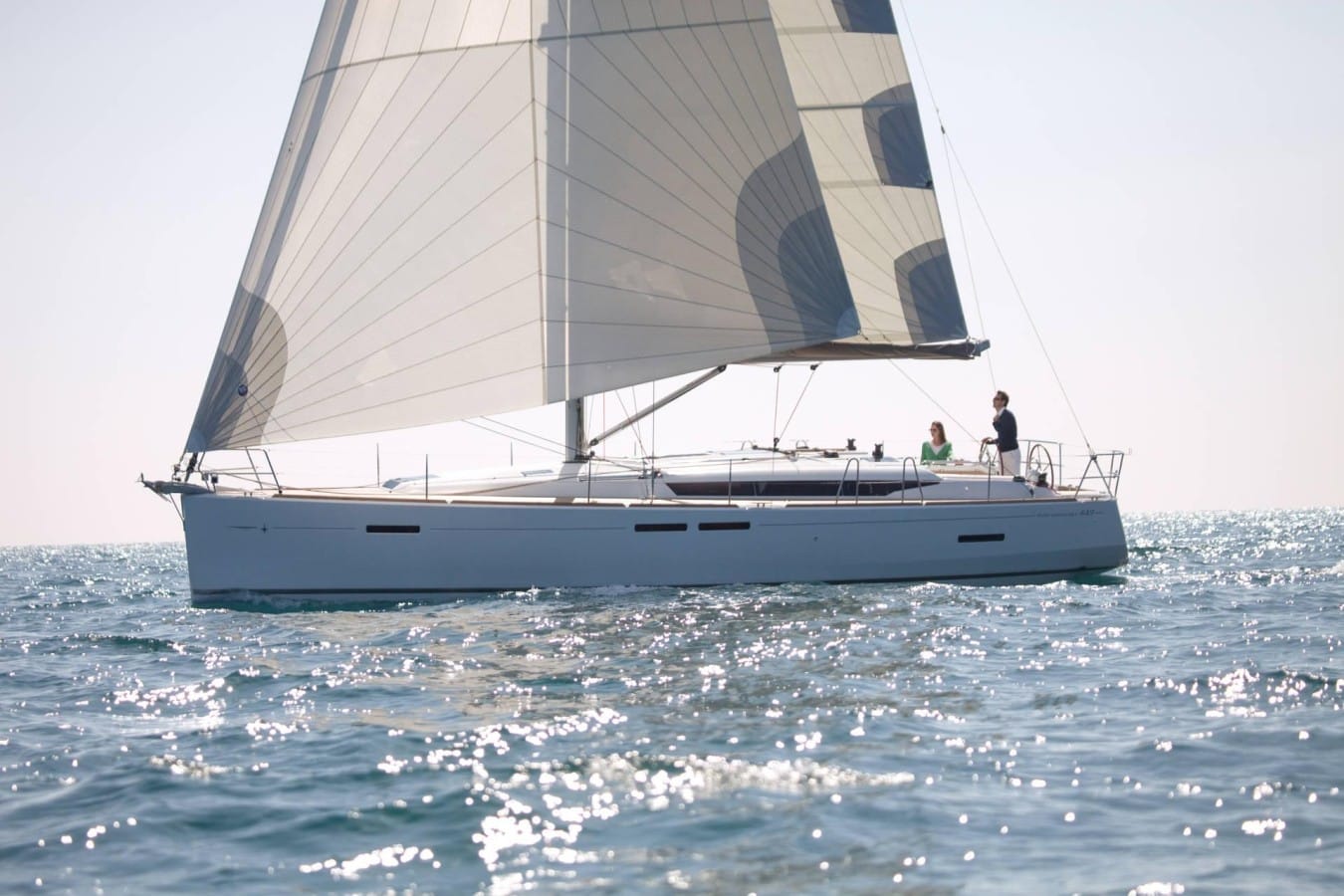 Segelyacht auf dem Meer