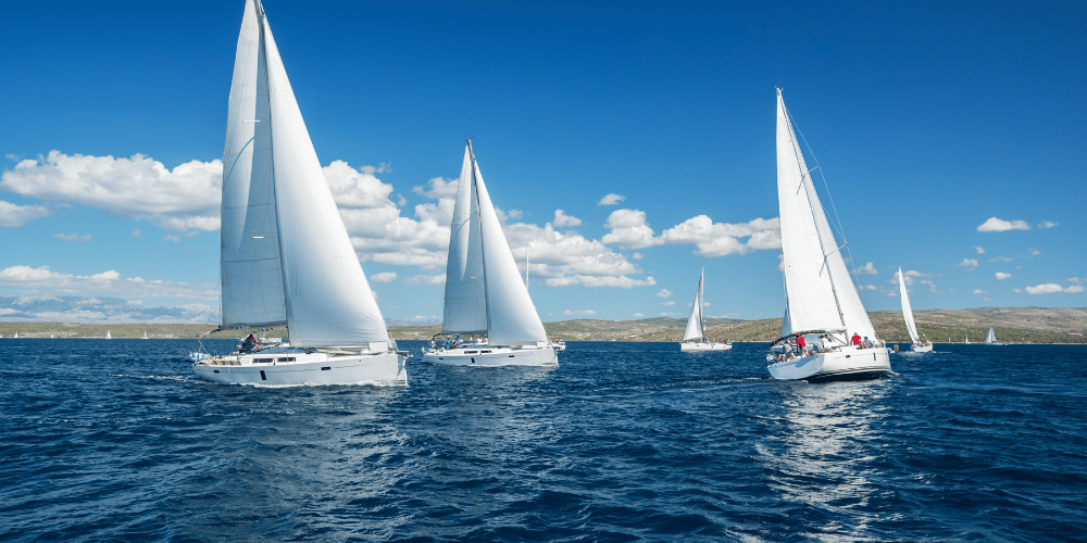 Flotilla sailing