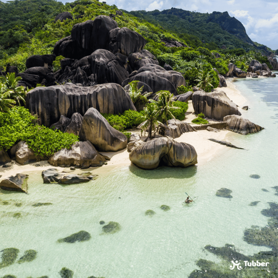 Seychellen blue lagoon